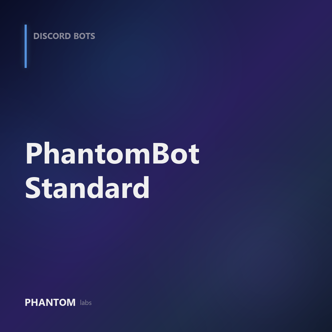 PhantomBot Standard product card