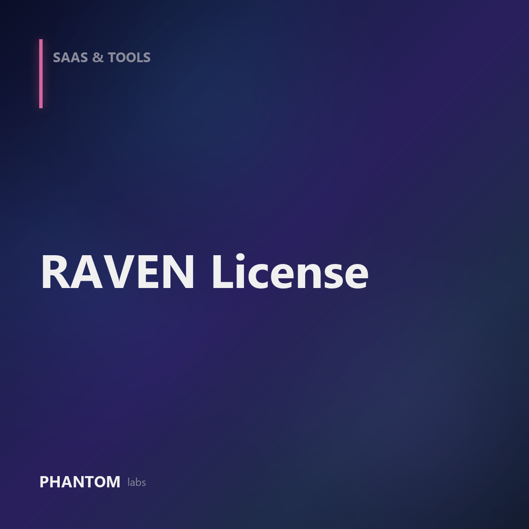 RAVEN License card
