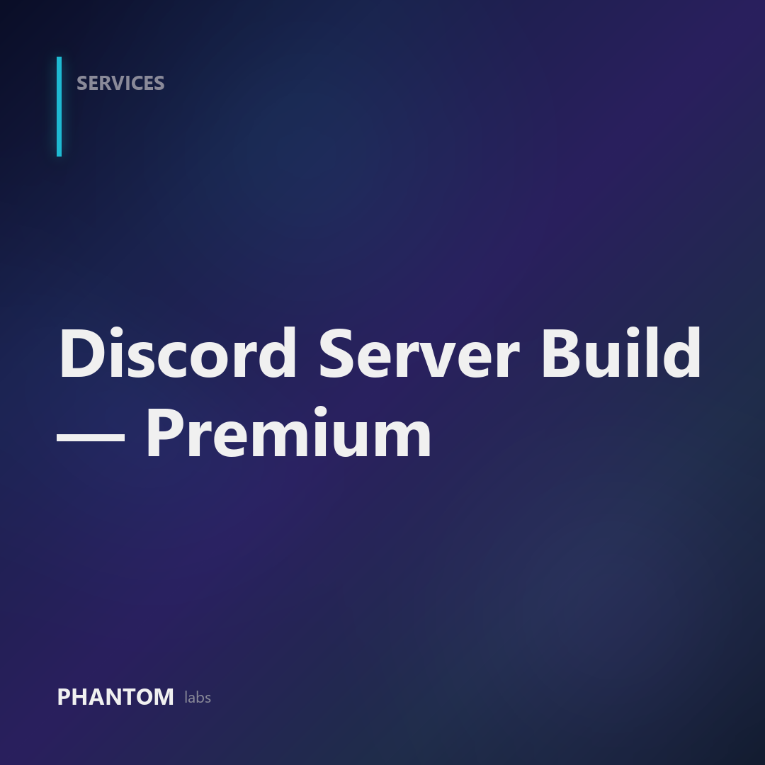 Server Build Premium card