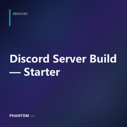 Server Build Starter card